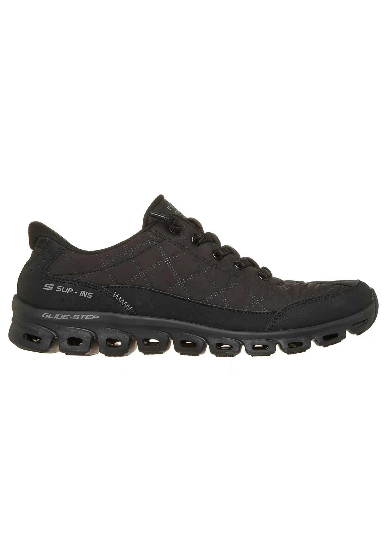 Skechers Damen GLIDE-STEP-AT EASE Cozy Fit Sneaker Slip-ins 104556 BBK 3/7