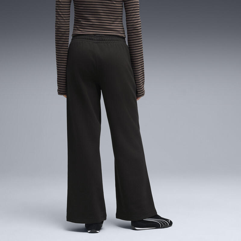 Pantaloni de damă PUMA Essentials Cat Fleece cu picior larg