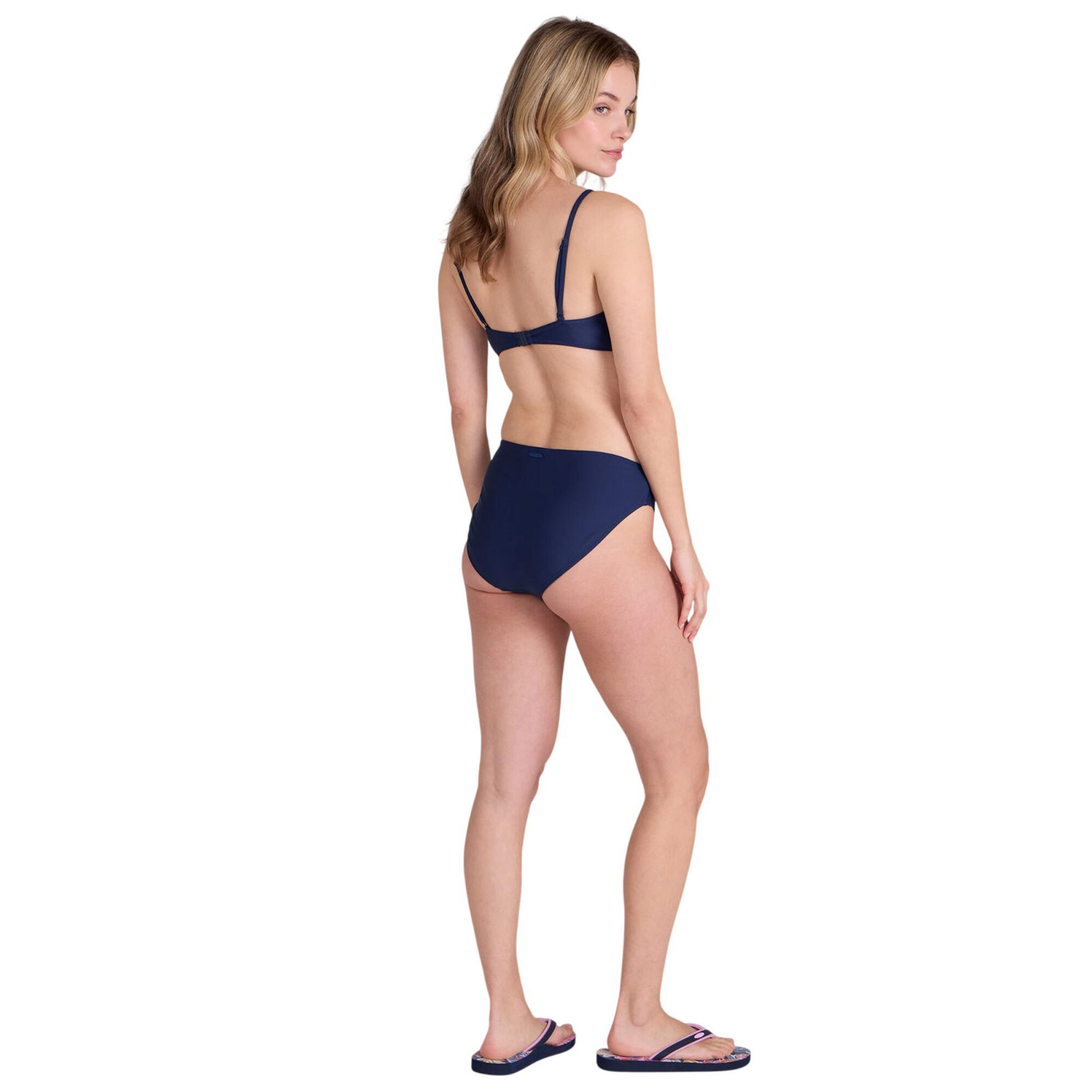 Bas De Maillot De Bain Motif/style Uni DOCKS Femme (Bleu Foncé) 4/4