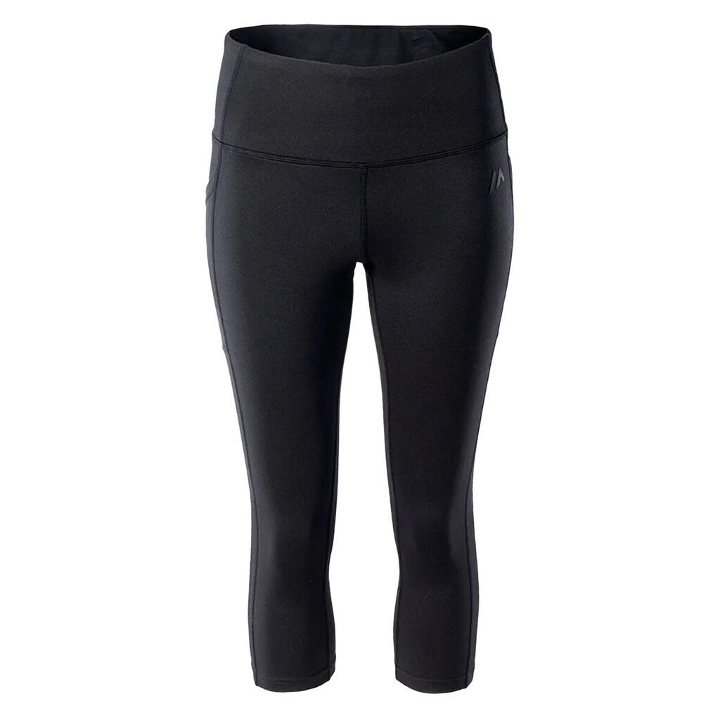 Womens/Ladies Vika 3/4 Leggings (Black)
