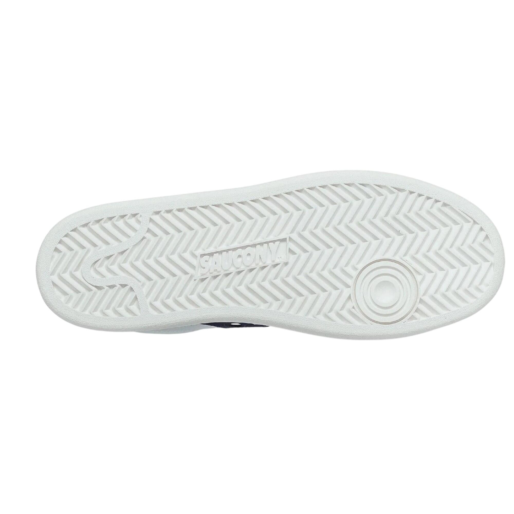 "Jazz" Sneaker für , Leder, Cupsohle Damen Weiß/Marine 4/4