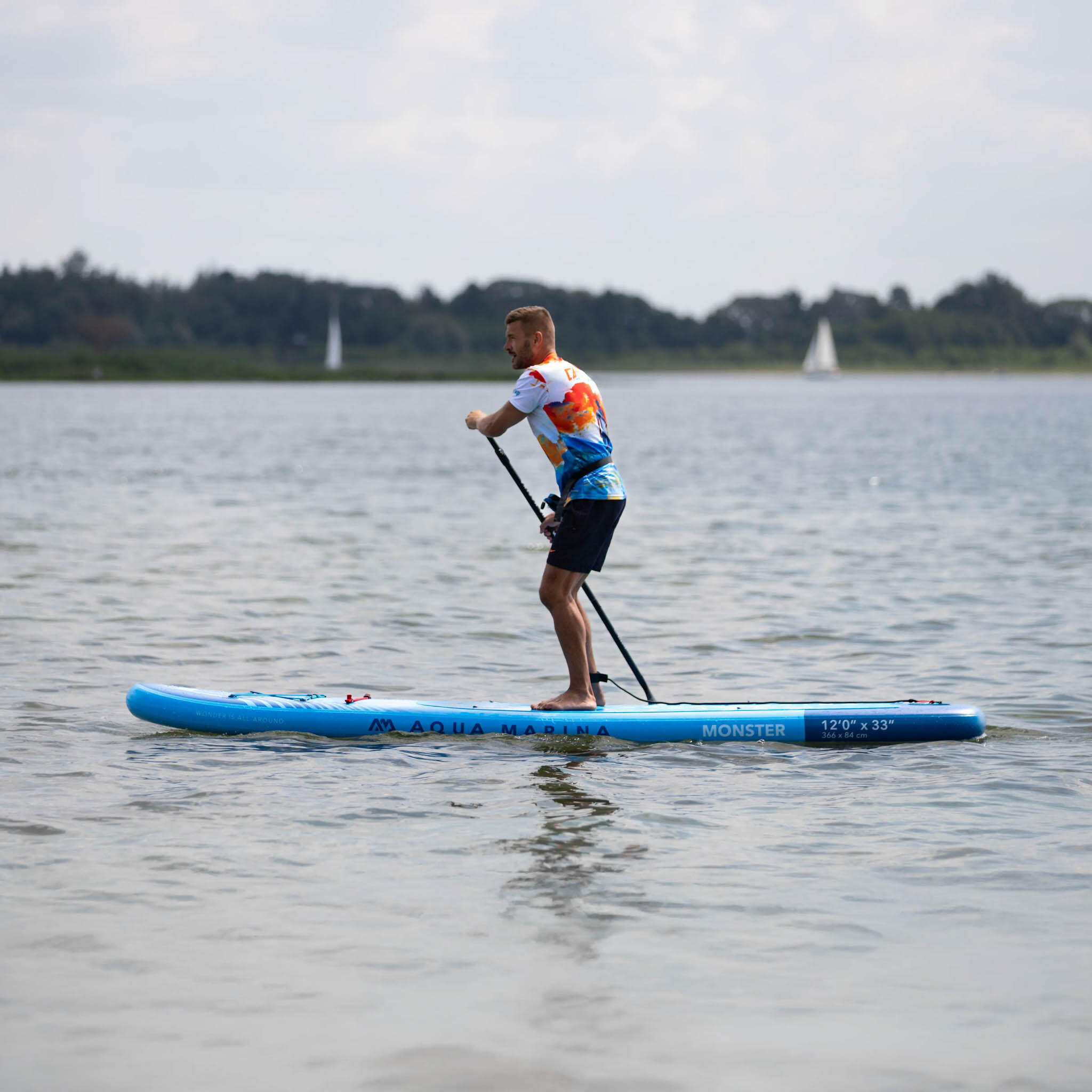 Deska SUP Aqua Marina Monster 12'0" Niebieski +COMBO +BOJKA +BOJKA DMUCHANA 11/11