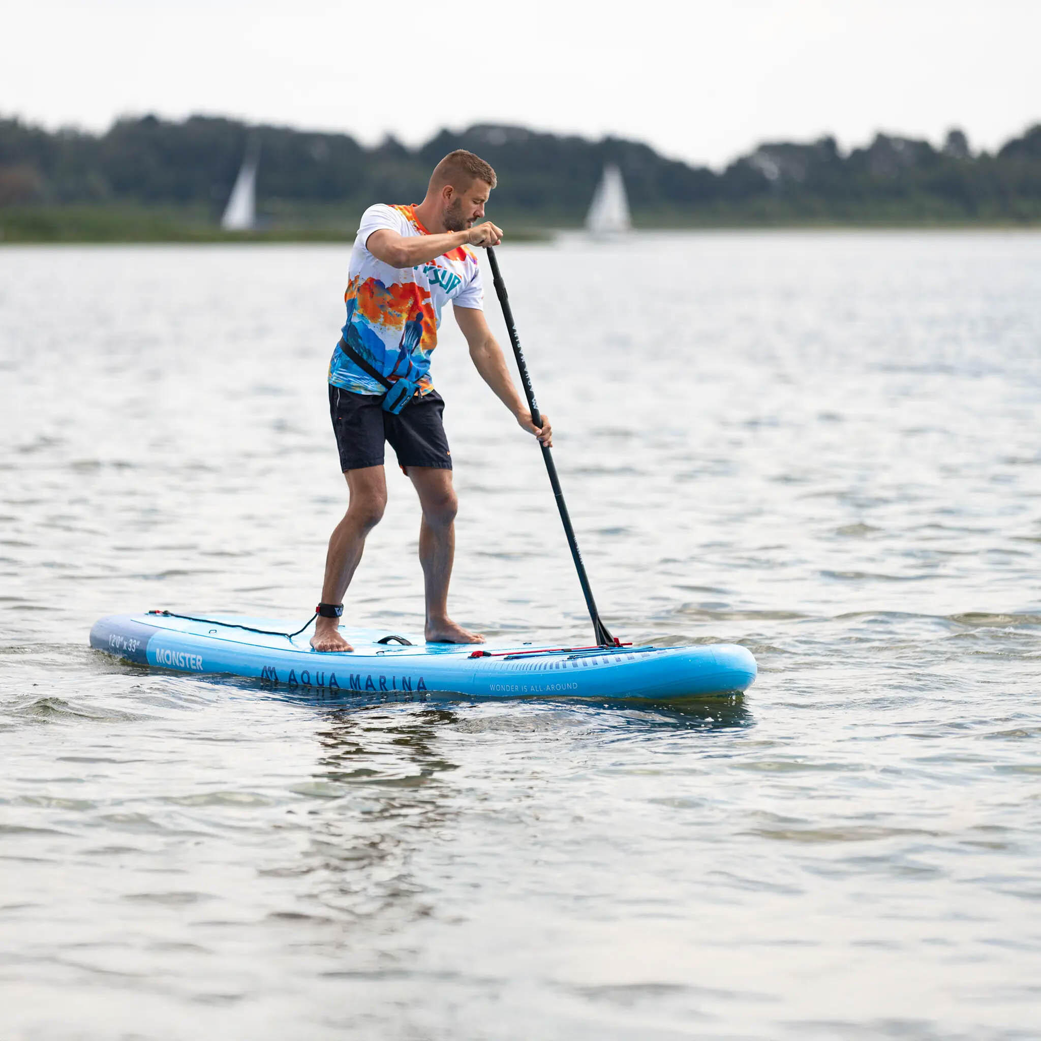 Deska SUP Aqua Marina Monster 12'0" Niebieski +COMBO +BOJKA +BOJKA DMUCHANA 8/11