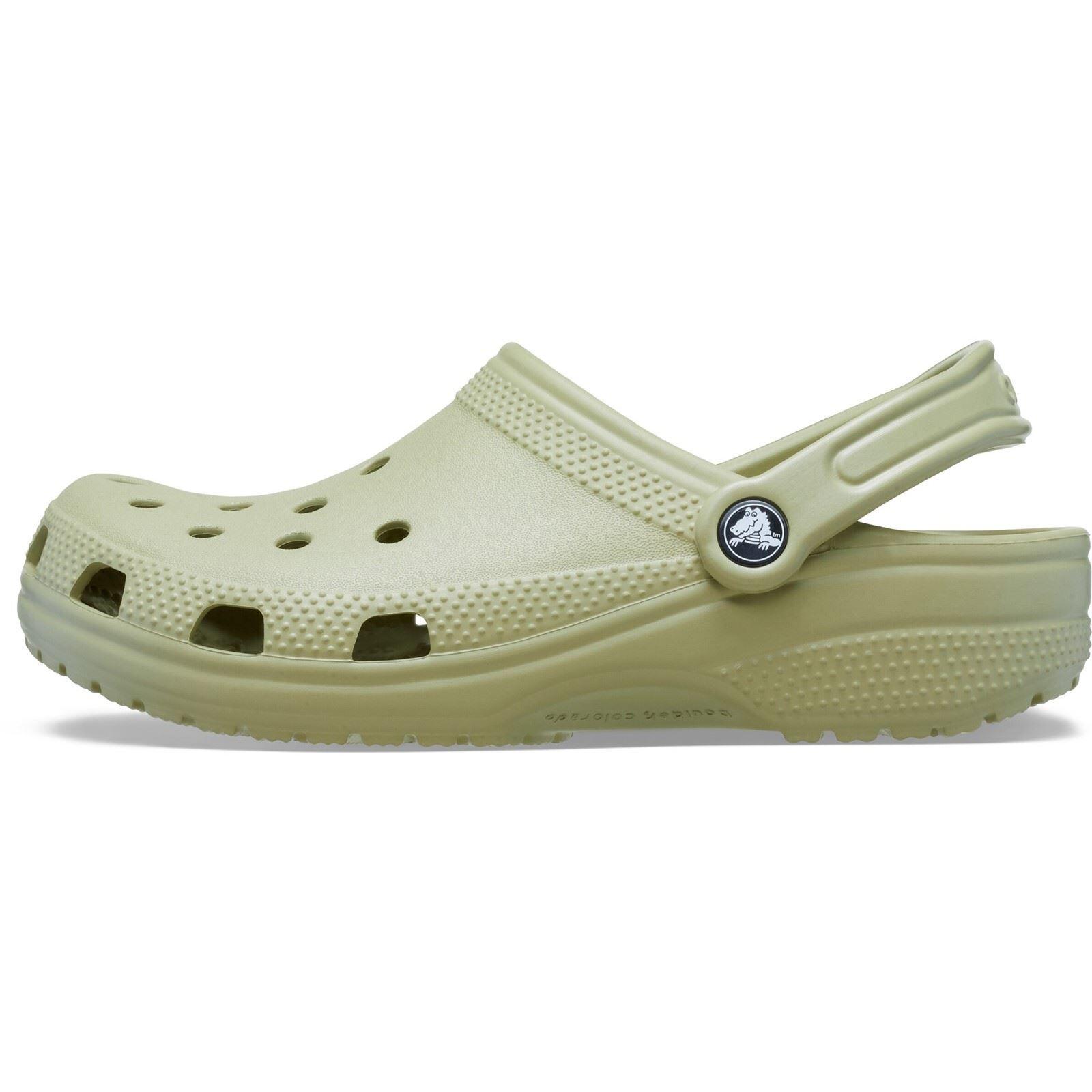 Crocs Classic EVA Light Green Roomy Fit Clogs 6/6