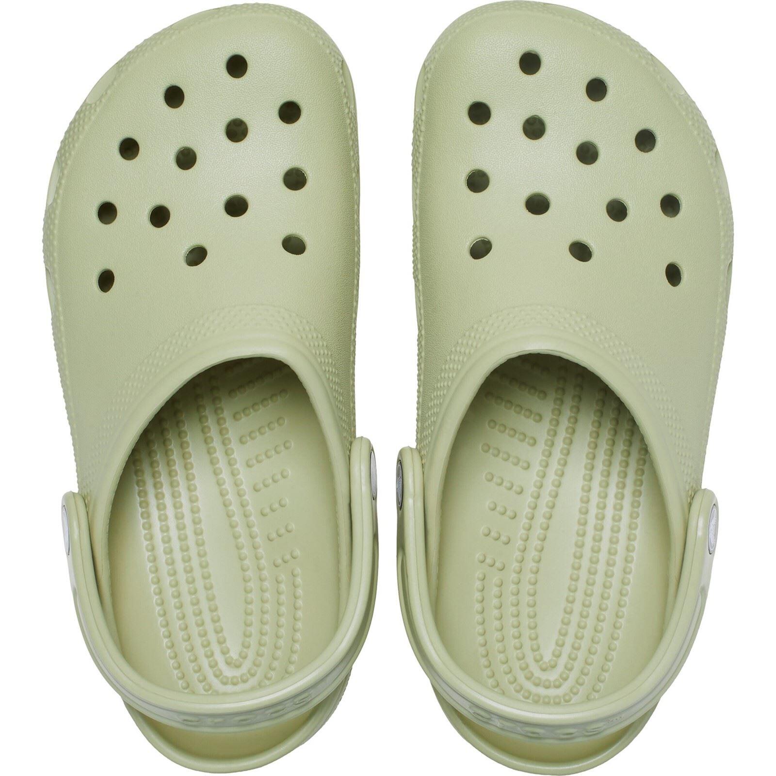 Crocs Classic EVA Light Green Roomy Fit Clogs 5/6