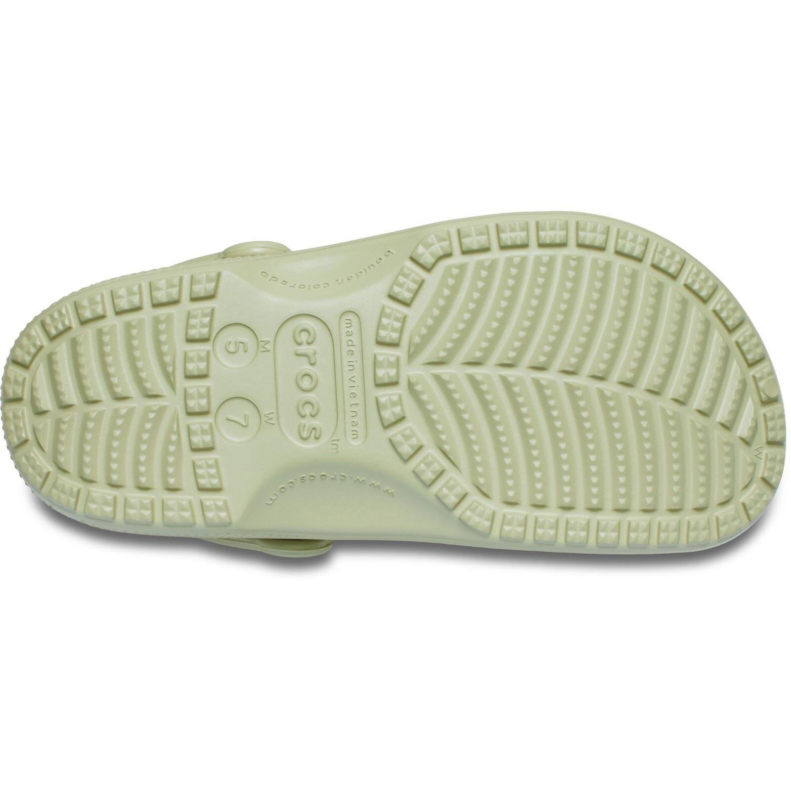 Crocs Classic EVA Light Green Roomy Fit Clogs 4/6