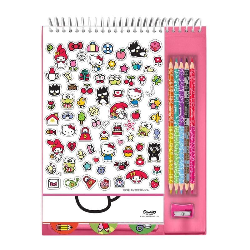 Set da colorare per bambini di Hello Kitty, quaderno a spirale con matite 3/4