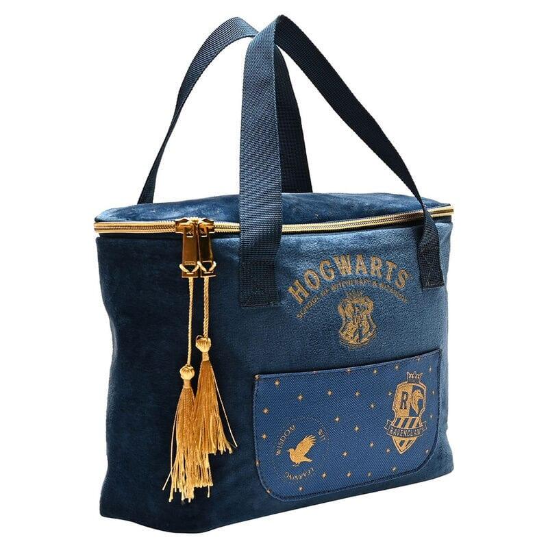Sac à goûter pour enfant Harry Potter Serdaigle en velours bleu 2/4