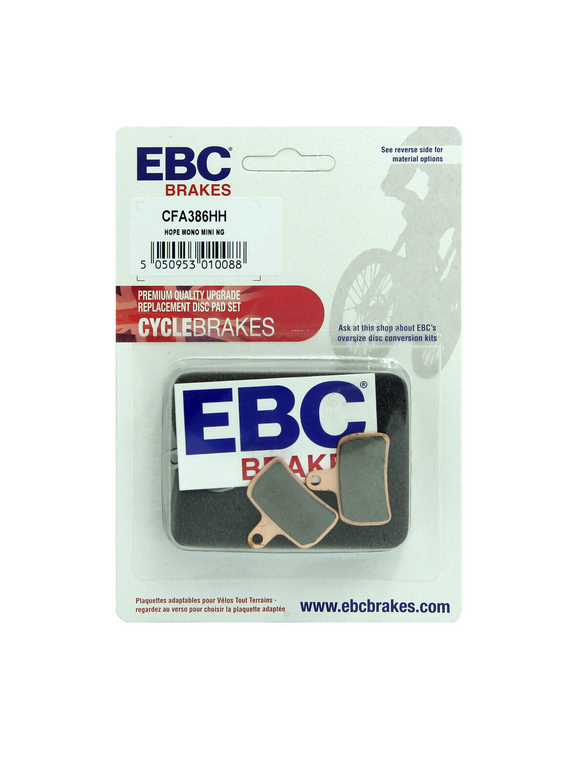 CFA386HH - Klocki hamulcowe rowerowe (spiekane) EBC Brakes 2/2