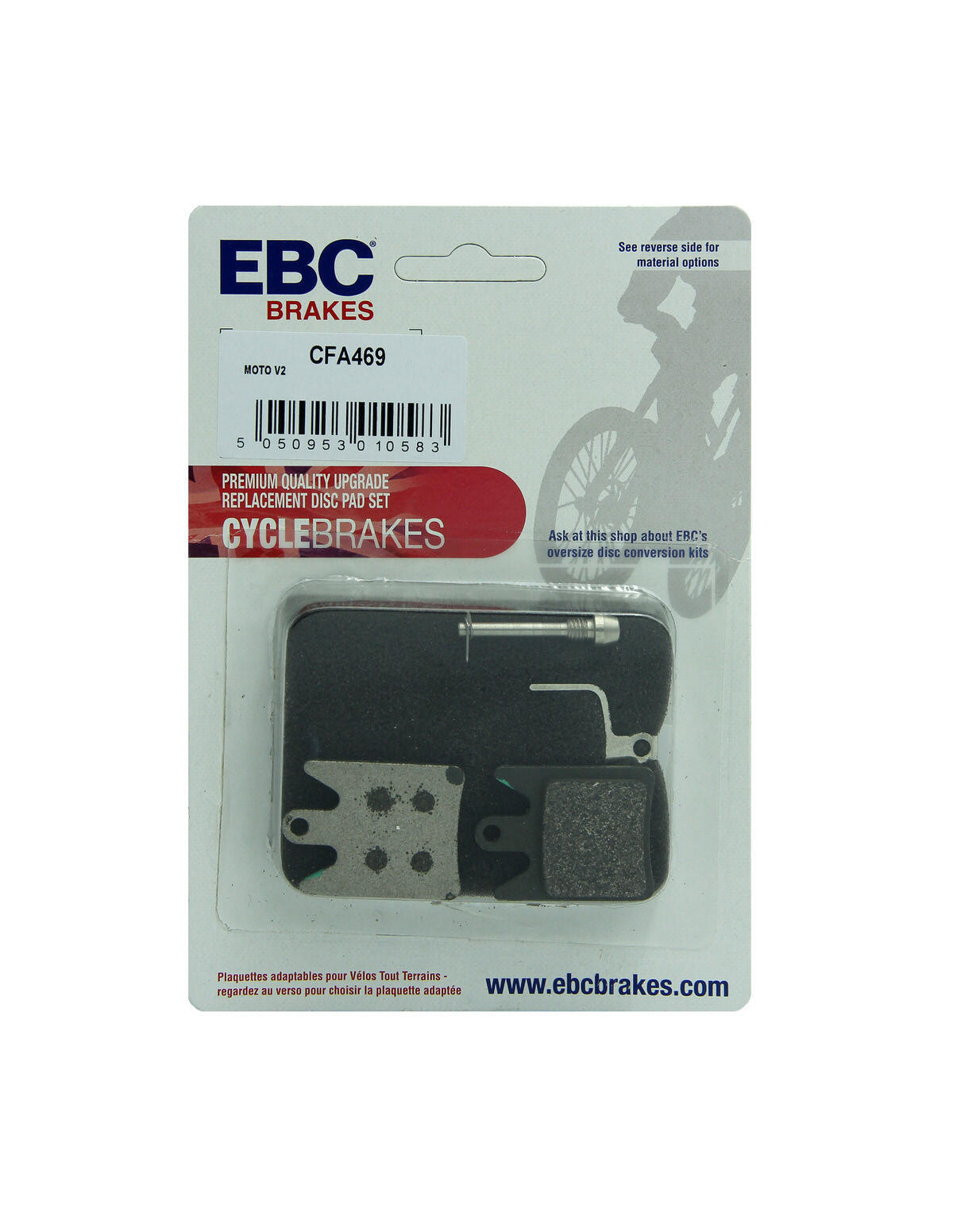 CFA469 - Klocki hamulcowe rowerowe (organiczne) EBC Brakes 2/2