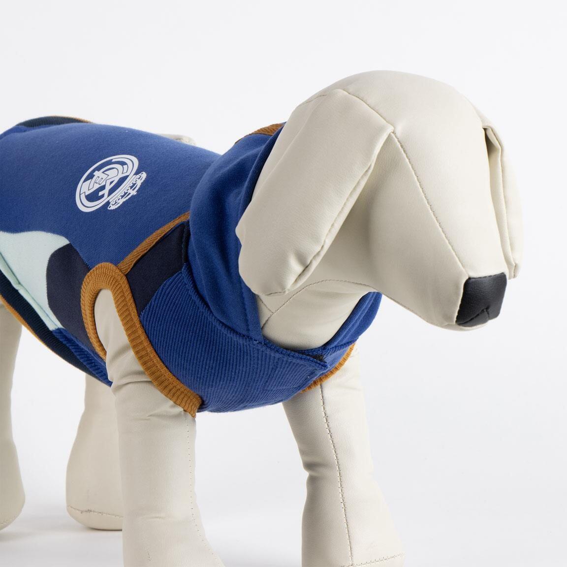 Sweat-shirt pour chien Real Madrid, polaire, tissu bleu doux 4/5