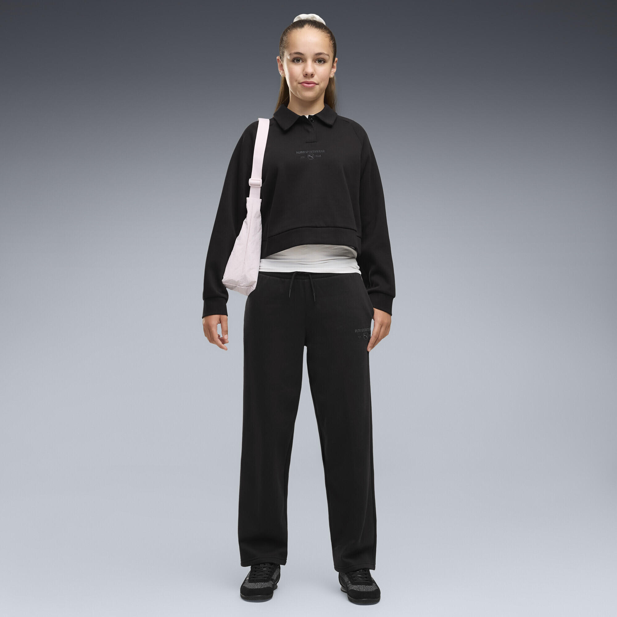 Pantalon droit en polaire PUMA Class Enfant et Adolescent PUMA 2/5