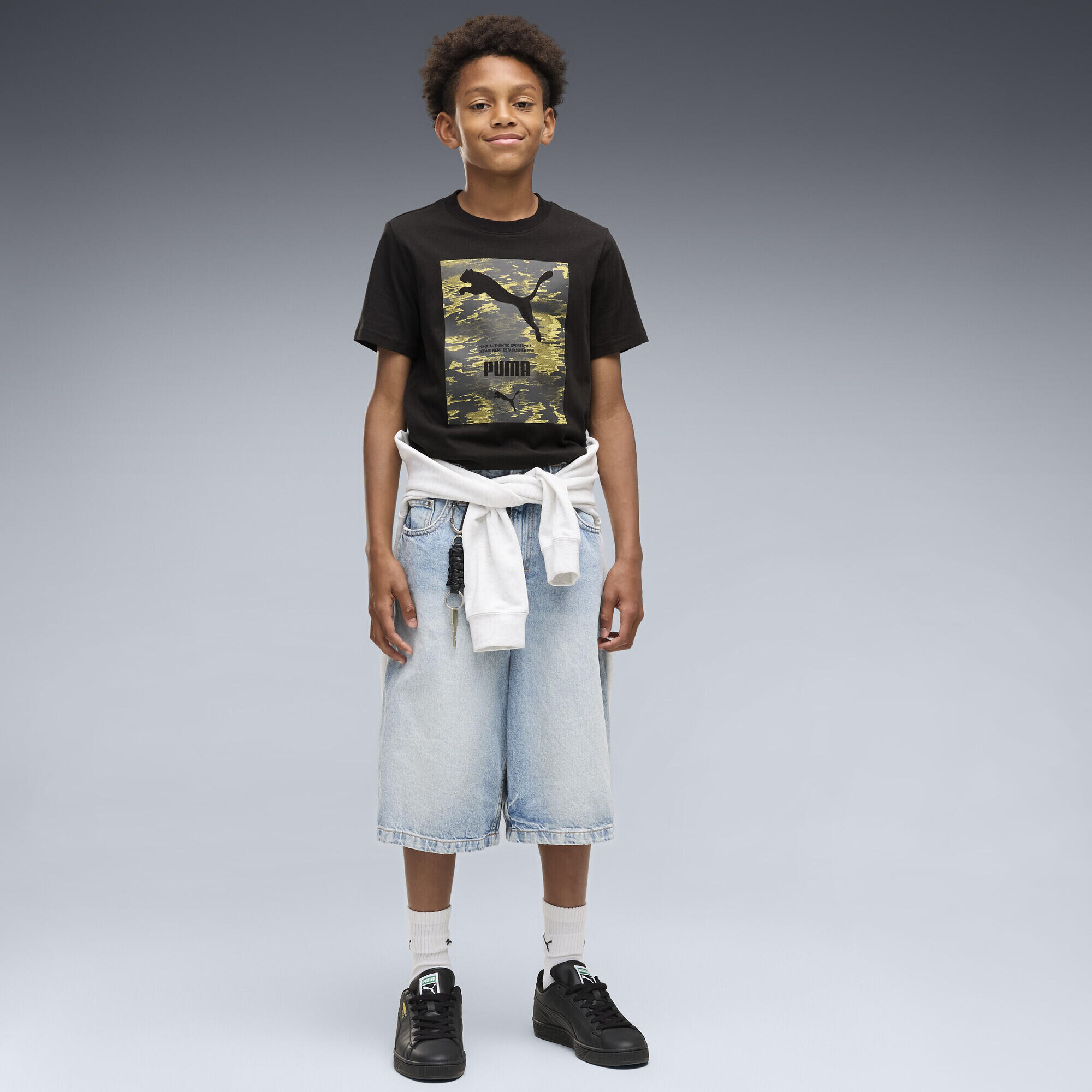 T-shirt à motifs Camo PUMA Sport Enfant et Adolescent PUMA 4/5