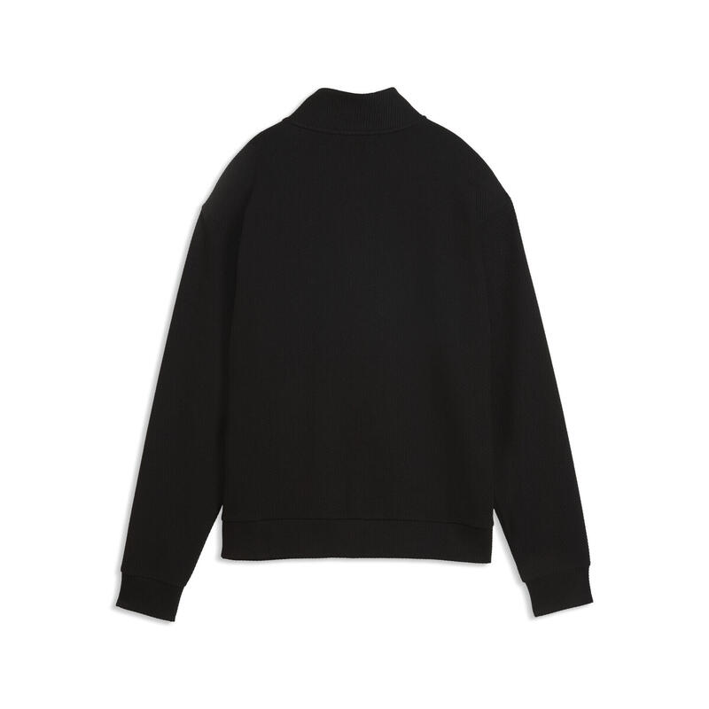 Hanorac Essentials Elevated Standard cu fermoar până la gât, pentru femei