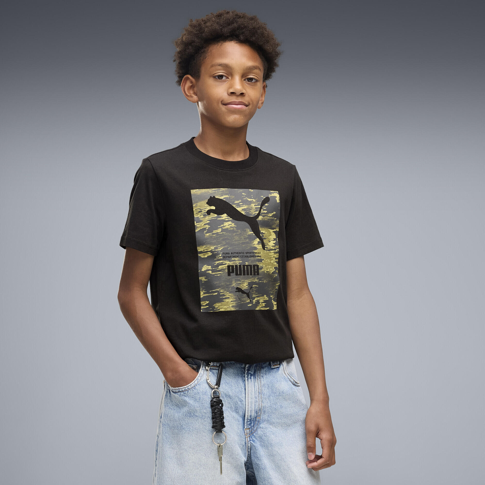 T-shirt à motifs Camo PUMA Sport Enfant et Adolescent PUMA 2/5