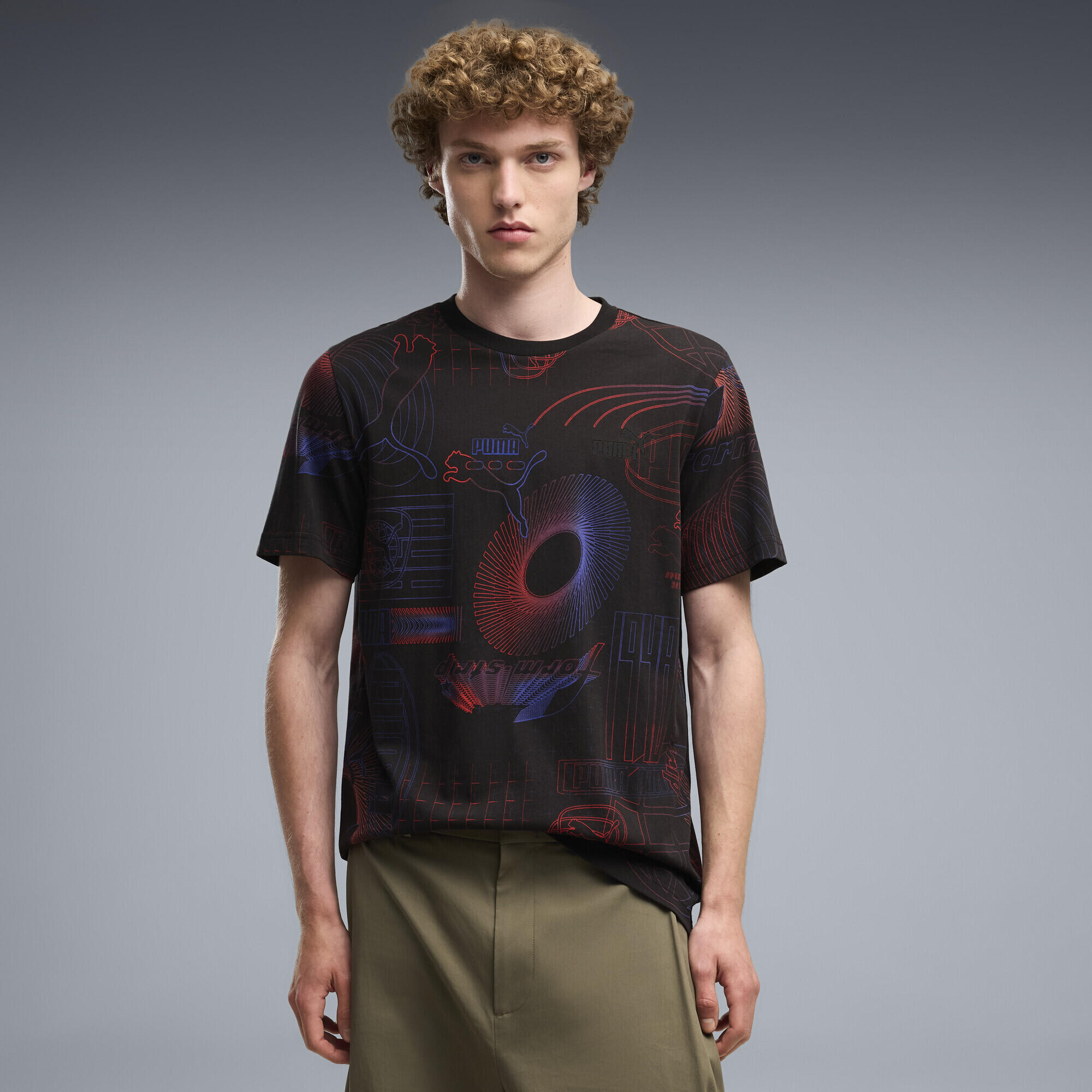 Męska koszulka Essentials Printed Graphic PUMA