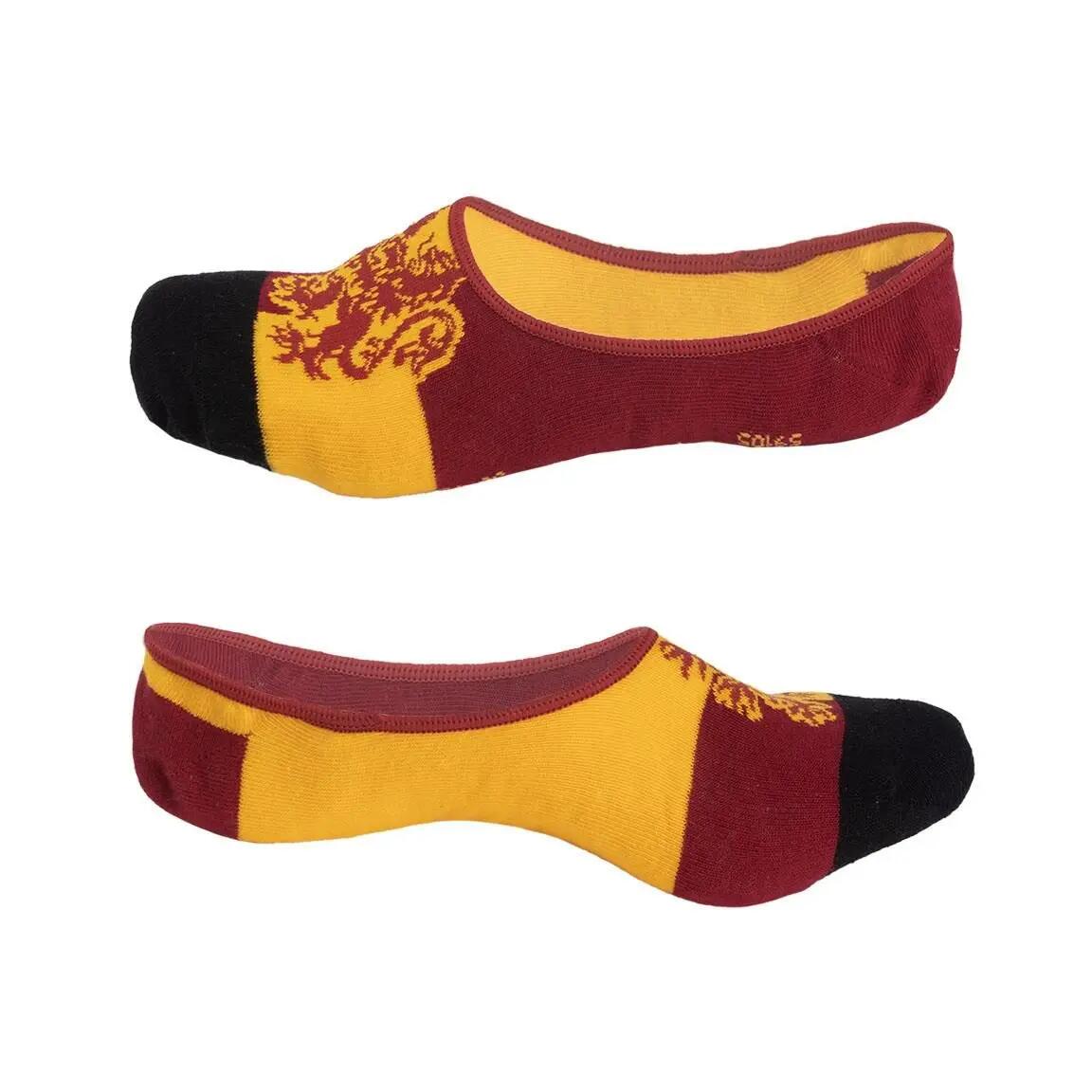 Confezione di calzini invisibili morbidi multicolore per adulti di Harry Potter 3/6