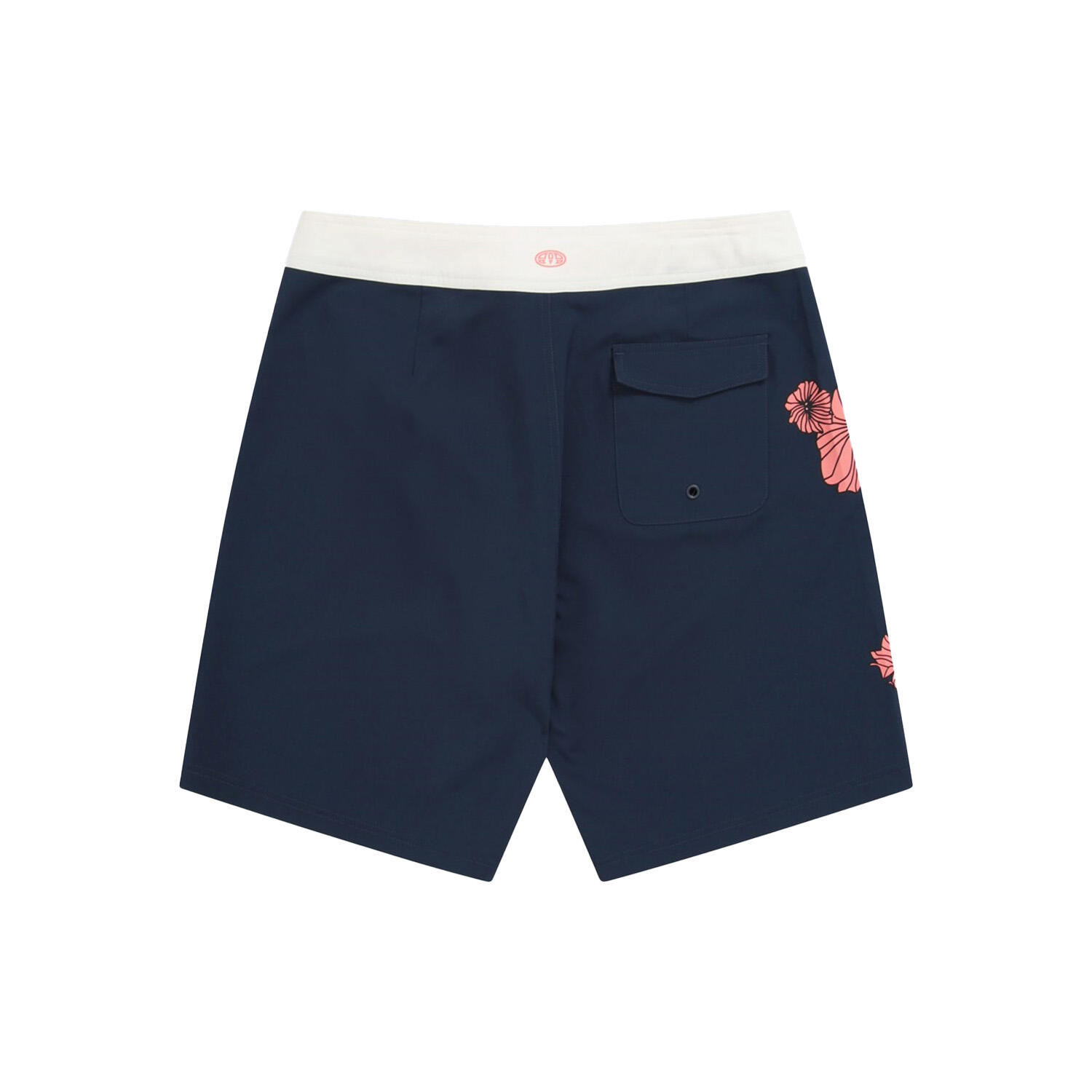Womens/Ladies Nora Classic Boardshorts (Navy) 3/4