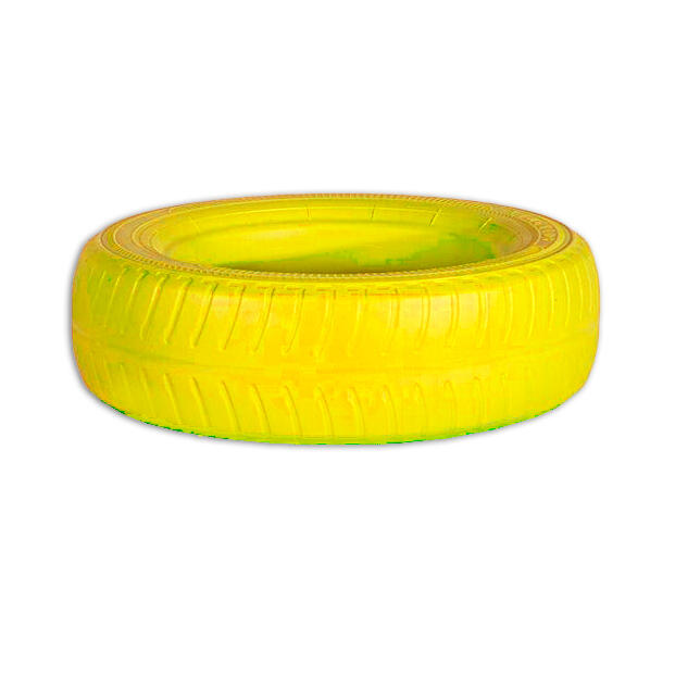 Anvelopă din plastic - galben