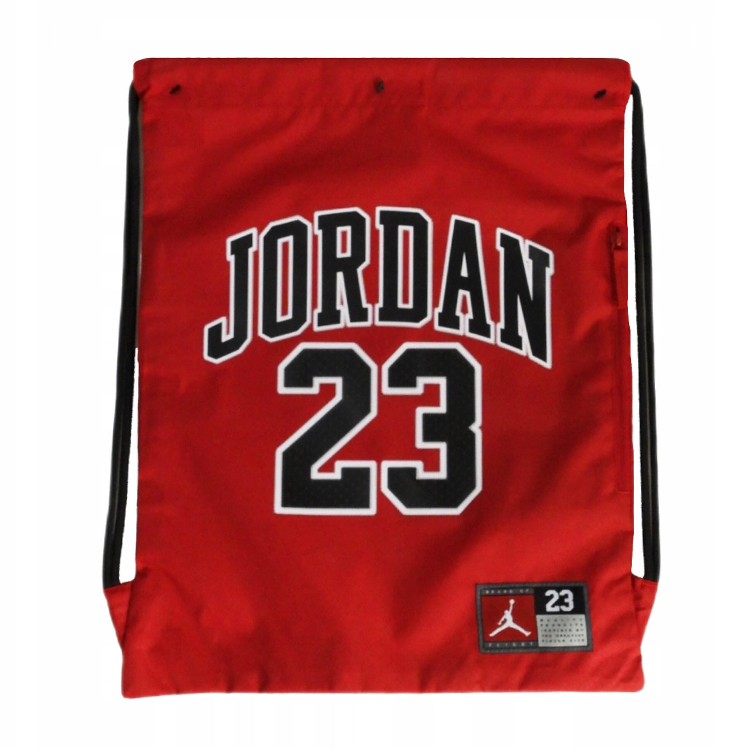 Worek szkolny gimnastyczny Air Jordan Jersey Gym Sack Red 2/6