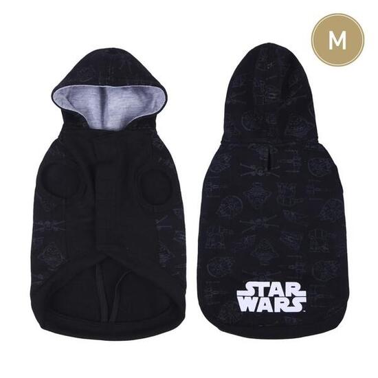 Sweat-shirt pour chien Star Wars Dark Vador, en coton brossé, noir