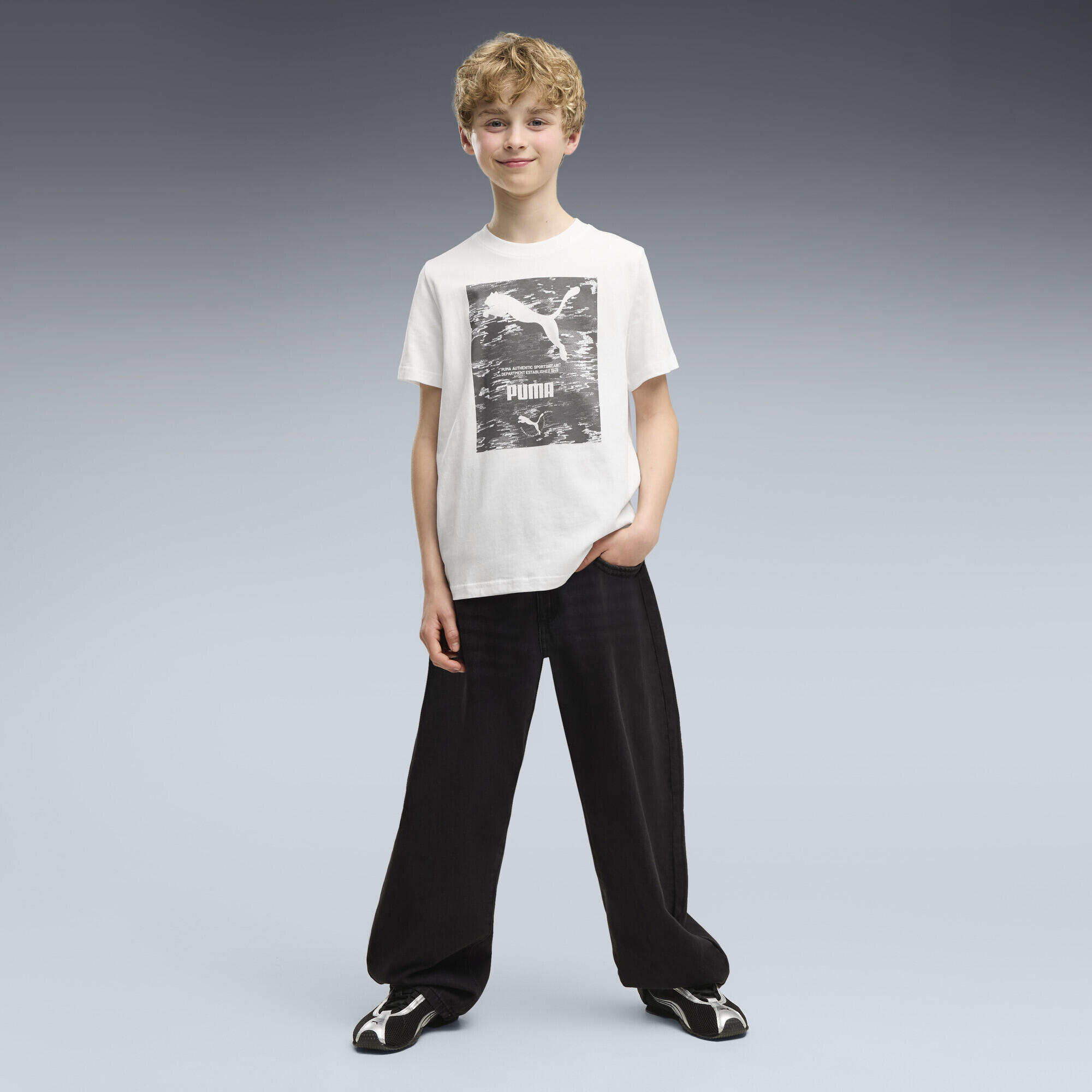 T-shirt con grafica PUMA Sport Camo per ragazzi PUMA 4/5