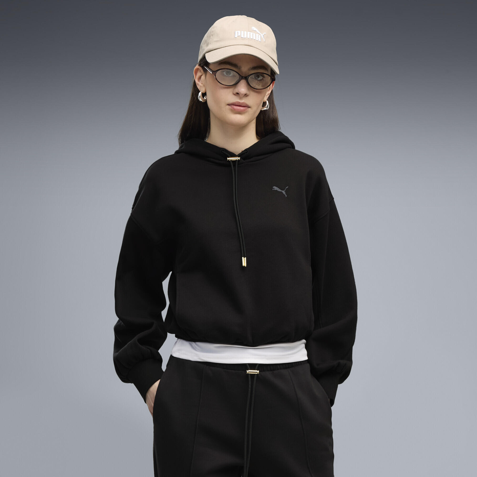 Felpa con cappuccio in pile HER dal taglio morbido da donna PUMA 2/5