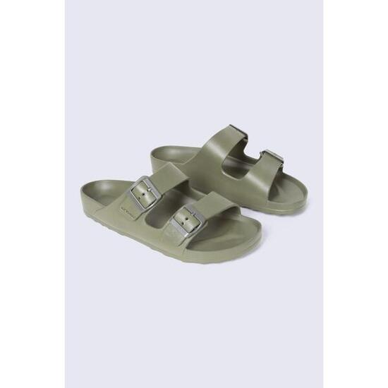 Claquettes SHORE Homme (Vert Kaki)