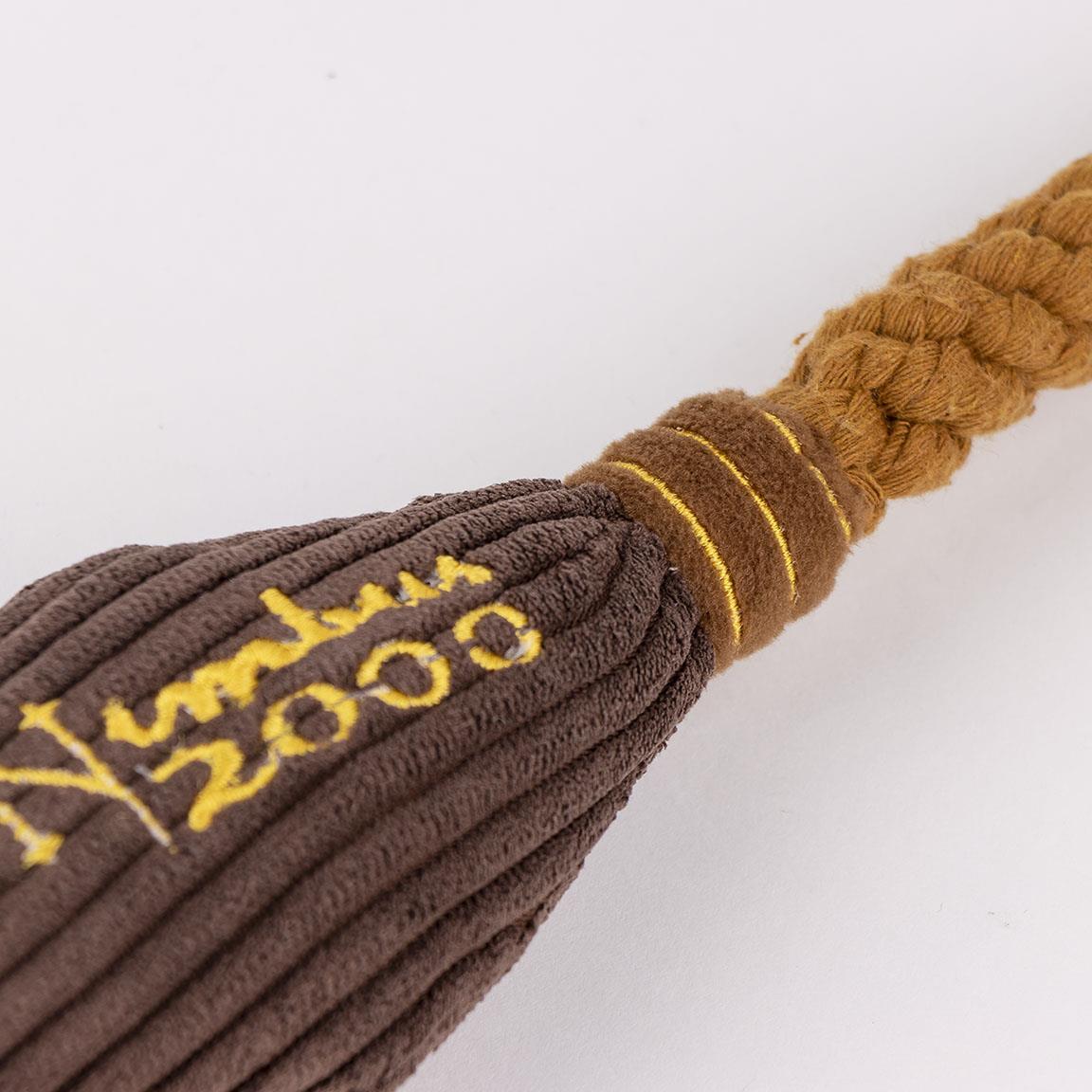 Corde dentaire pour chien Harry Potter, en coton tressé marron 3/3