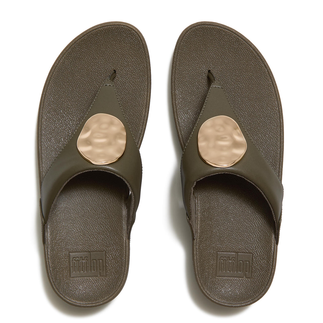 FITFLOP Lulu Adornment Teenslippers  OLIJFGROEN 41 5/7