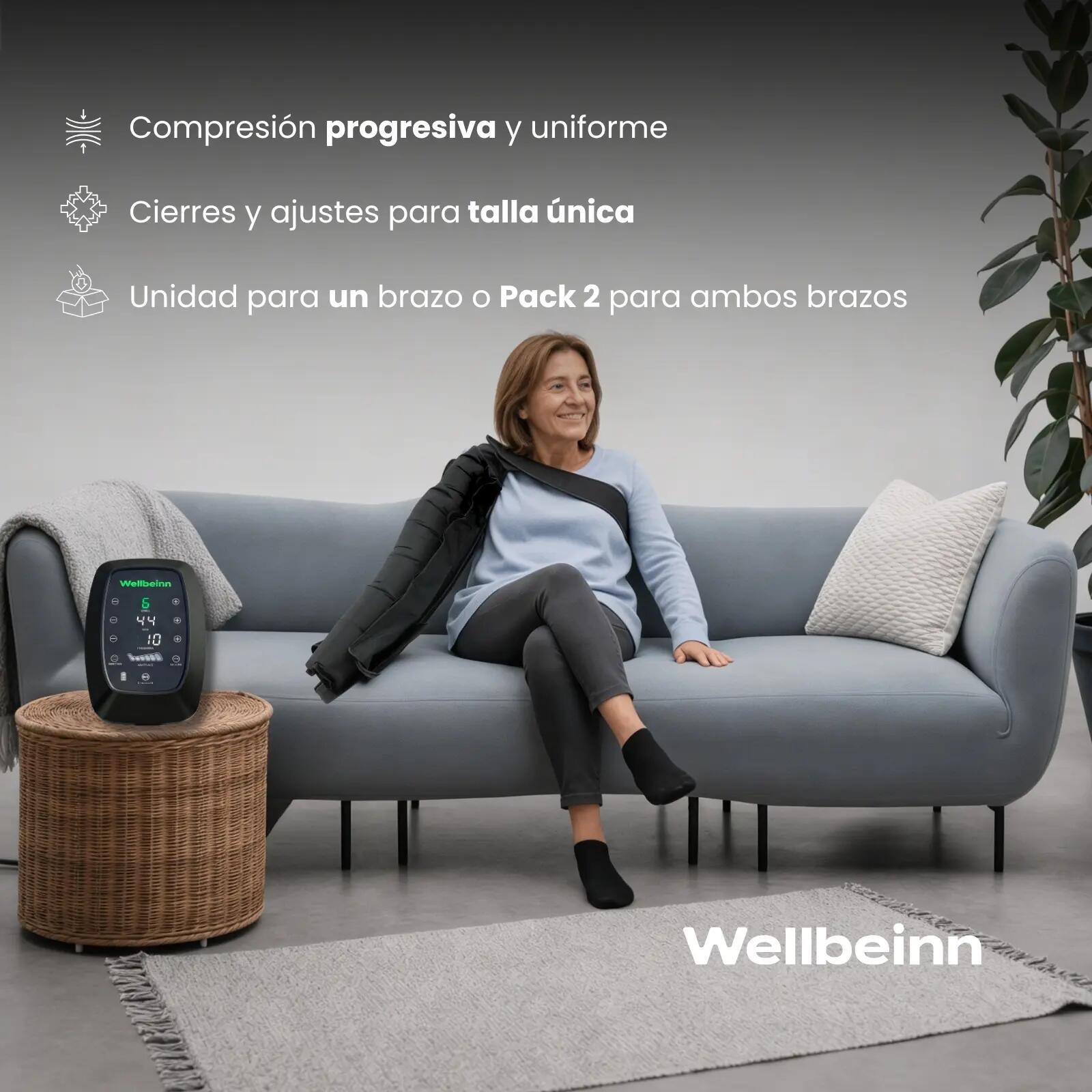 Manga de Pressothérapie 1 Bras WELLBEINN 3/6