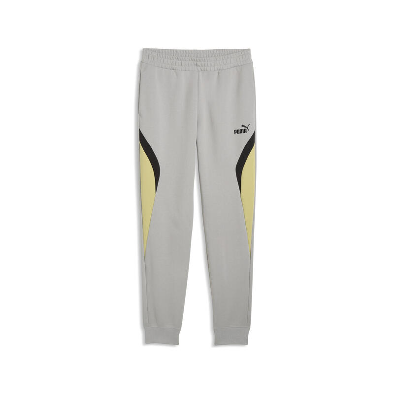 Pantalon bărbați colorblock talie elastică Essentials, negru PUMA