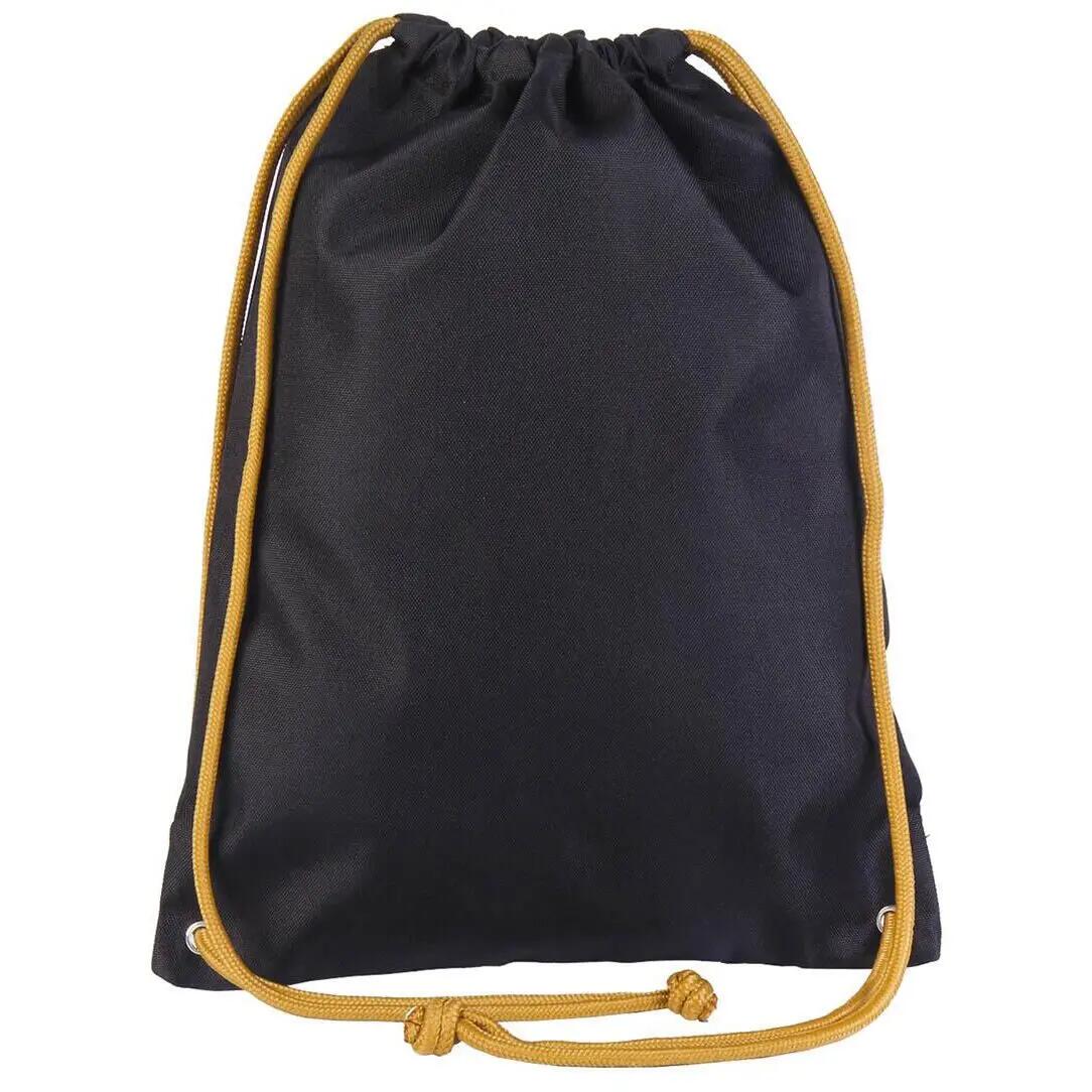 Zaino con coulisse per bambini di Harry Potter a tema Hogwarts, nero 3/4