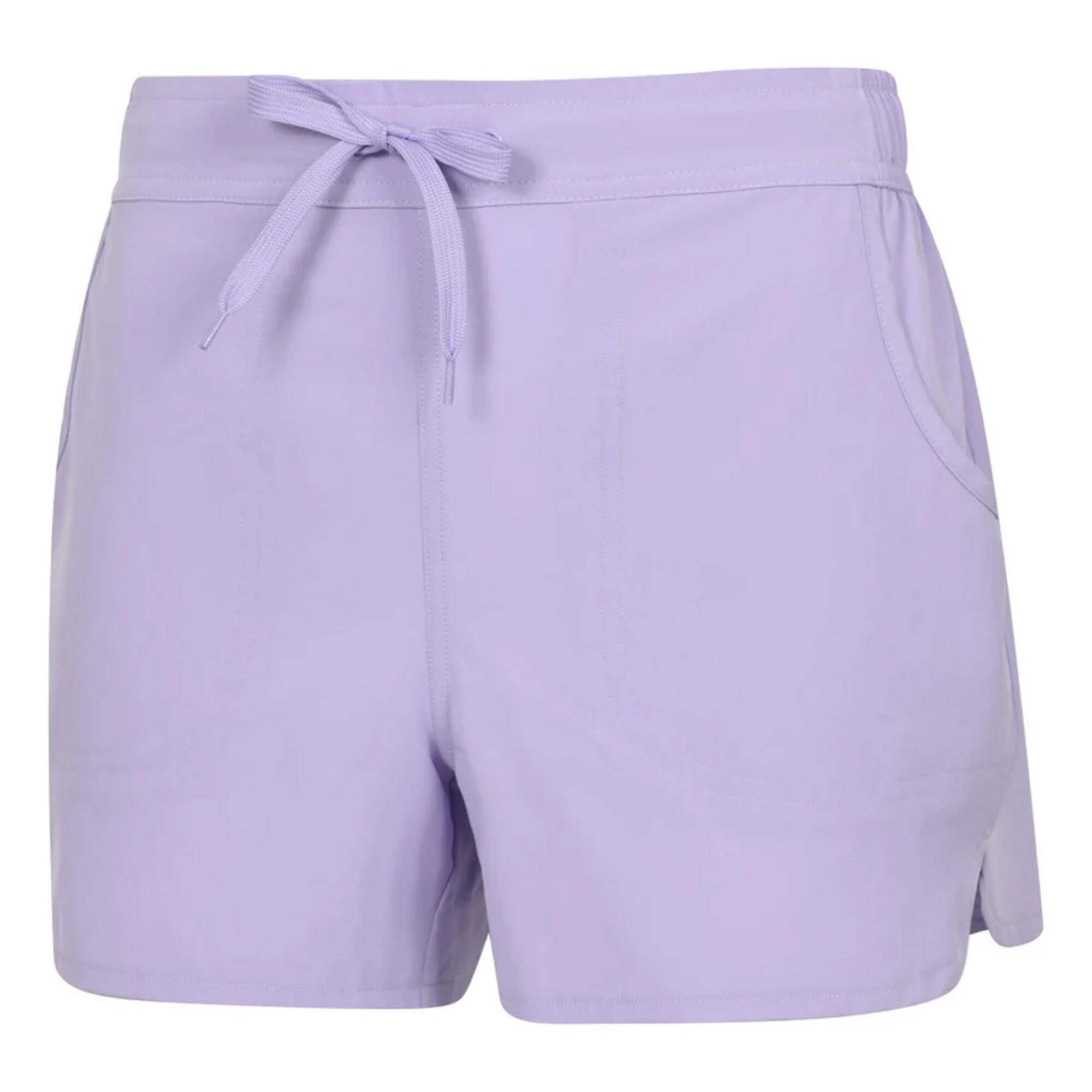 Womens/Ladies Stretch Swim Shorts (Purple) 3/3