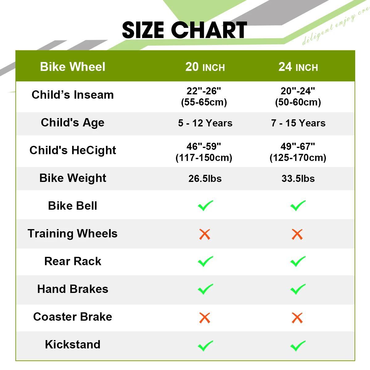 Garçon&fille vélo vélo enfant 20/24", 6 vitesses, béquille, 6-12 ans 6/6