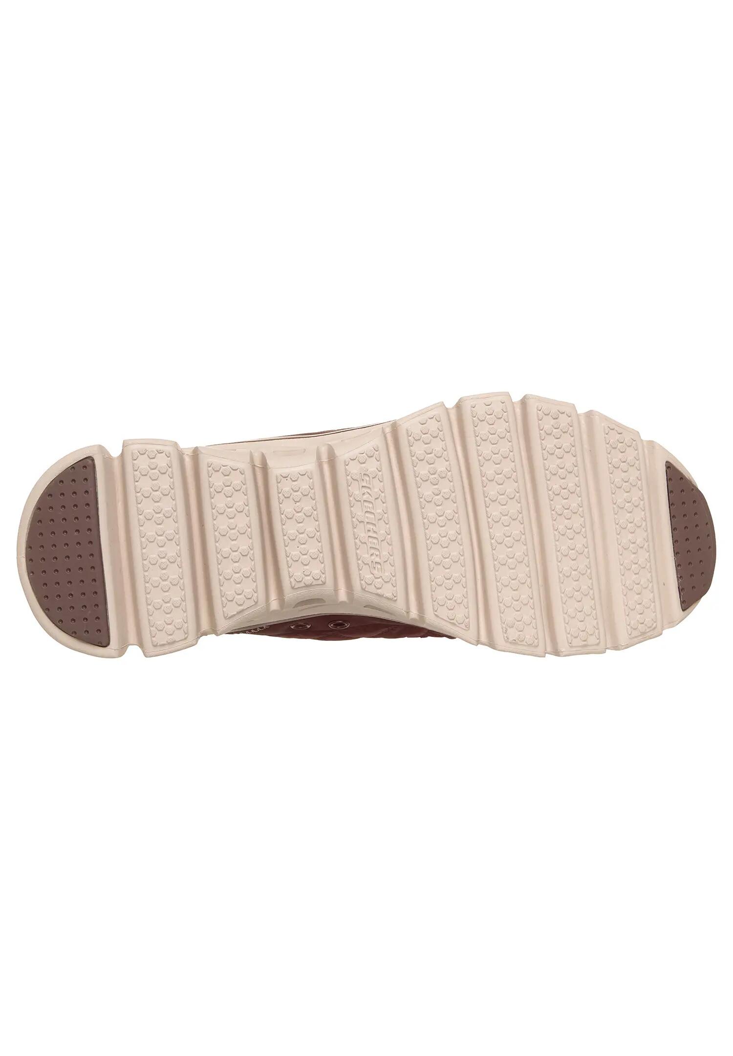 Skechers Damen GLIDE-STEP-AT EASE Cozy Fit Sneaker Slip-ins 104556 BURG 5/7