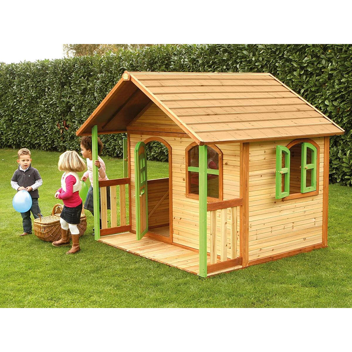 AXI Cabane enfant MILAN Brun vert 2/4