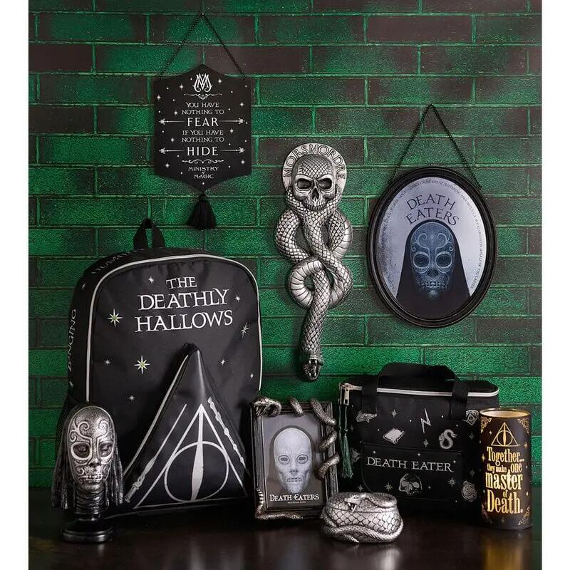 Bolsa Portameriendas Infantil Harry Potter Death Eater con Forro Aislante Negra 3/5