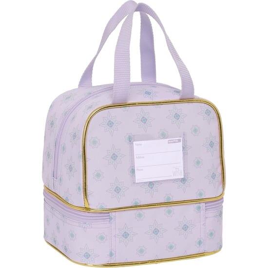 Portameriendas Infantil Wish con Doble Compartimento y Asas de Mano Lila 2/3