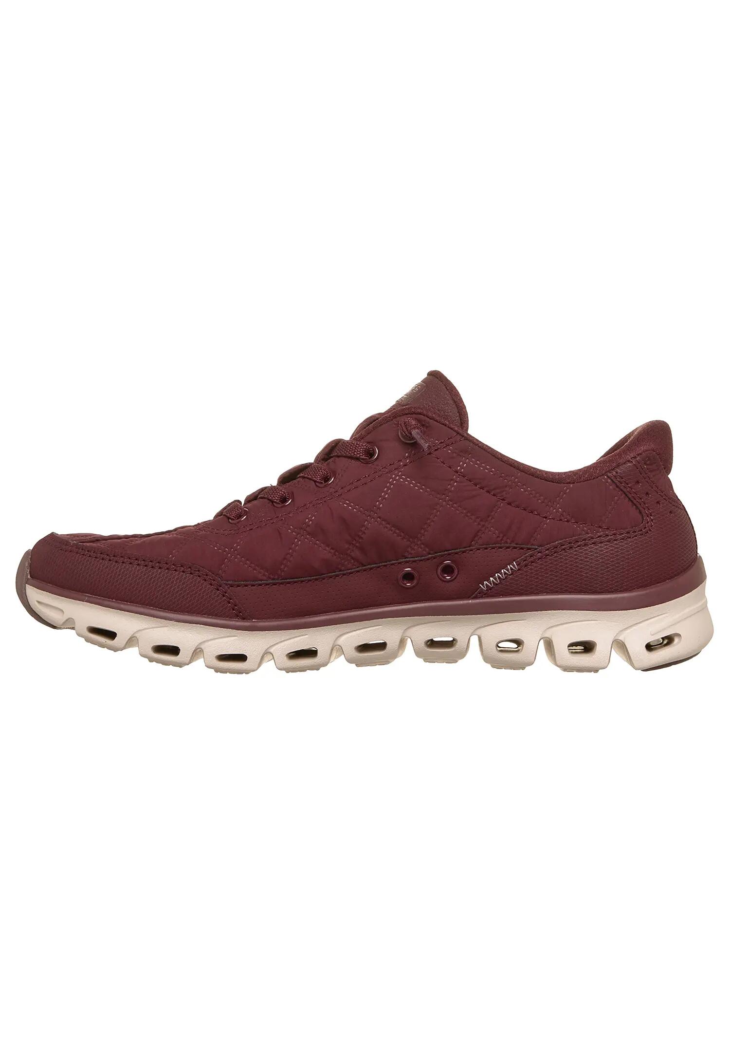 Skechers Damen GLIDE-STEP-AT EASE Cozy Fit Sneaker Slip-ins 104556 BURG 2/7