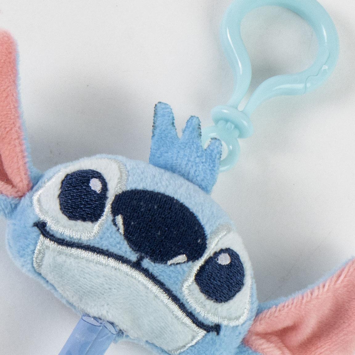 Stitch-Kugelschreiber für Kinder mit Schlüsselanhänger und blauem Plüschtier 4/5