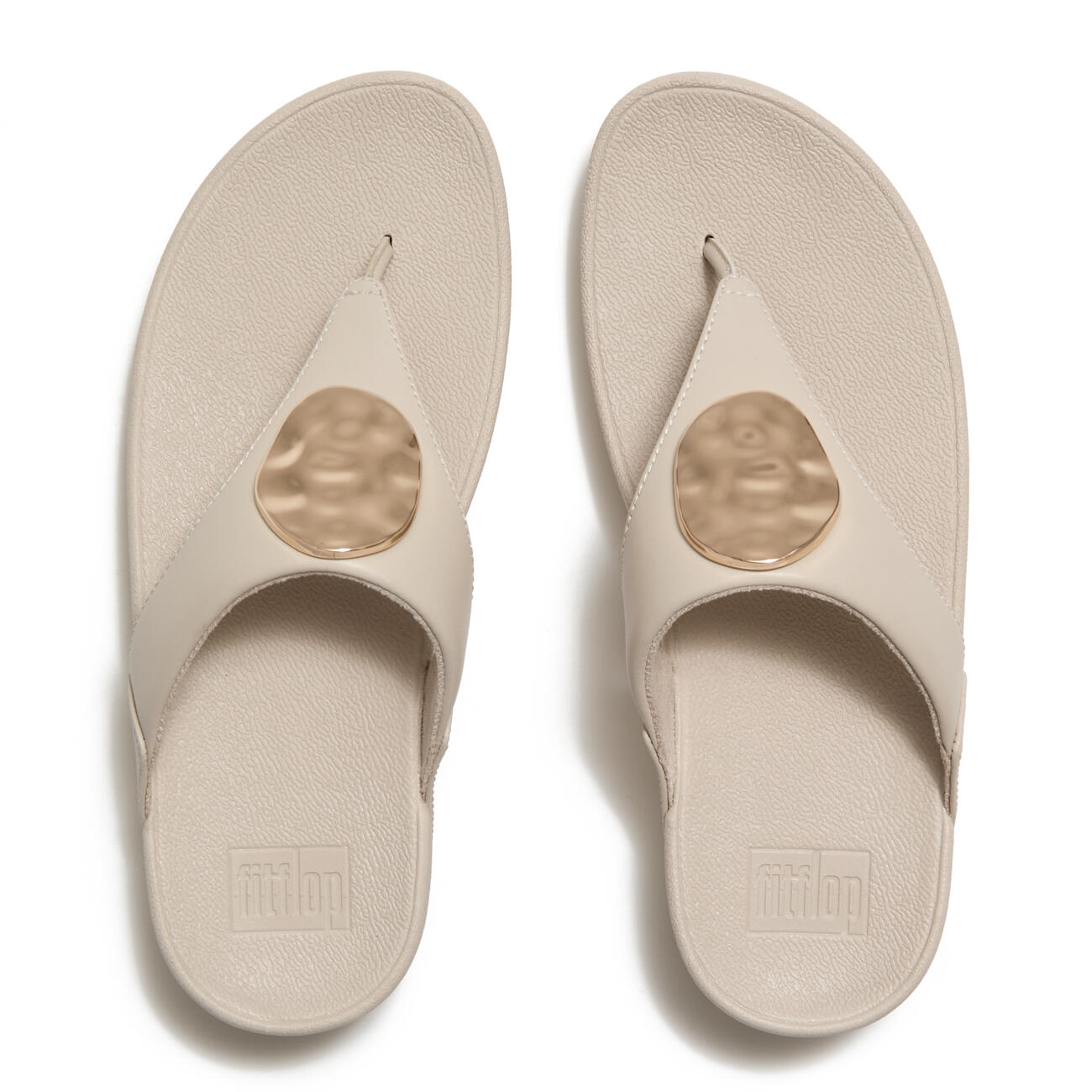FITFLOP Lulu Adornment Teenslippers  BEIGE 39 4/7
