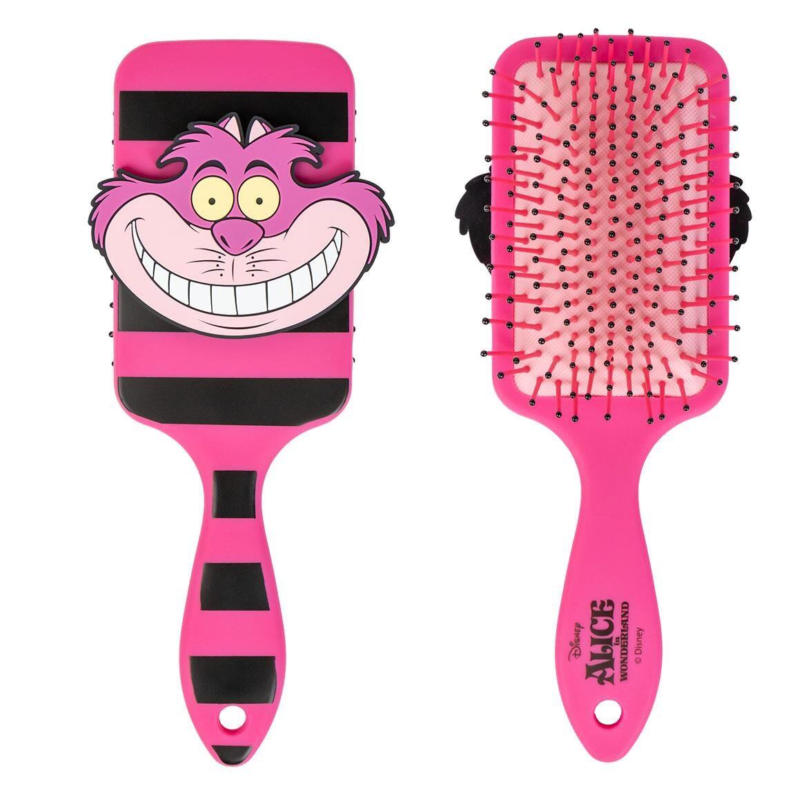 Pincel retangular infantil Alice no País das Maravilhas ABS rosa 3/4