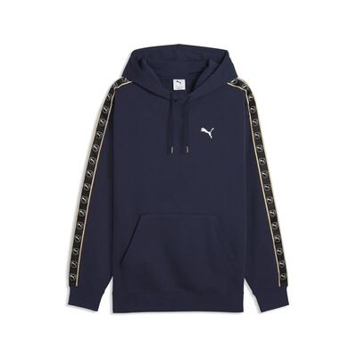 Essentials elevated tape relaxte hoodie voor heren puma