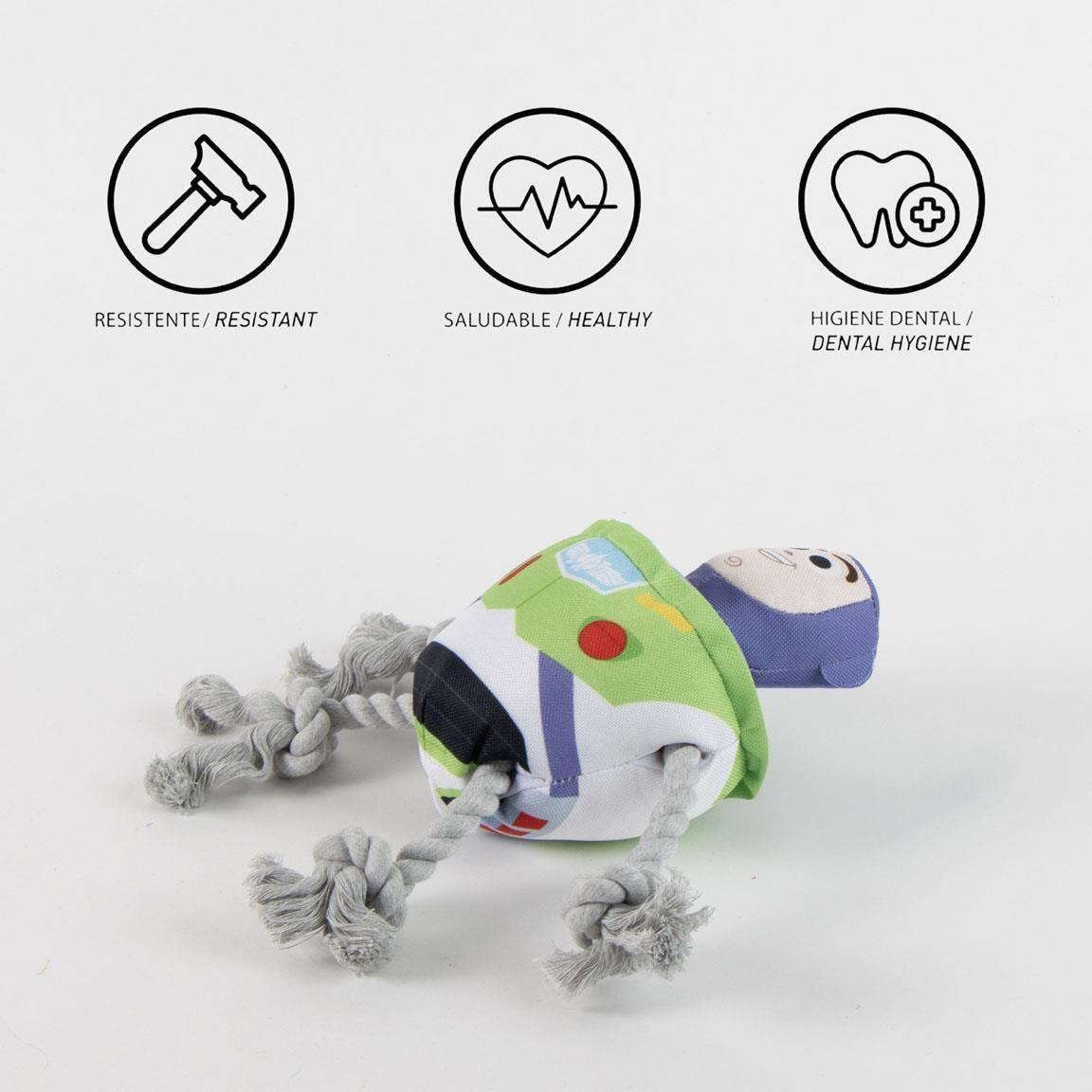 Juguete para Perro Toy Story Buzz Lightyear, Cuerda con Nudos Multicolor 4/7