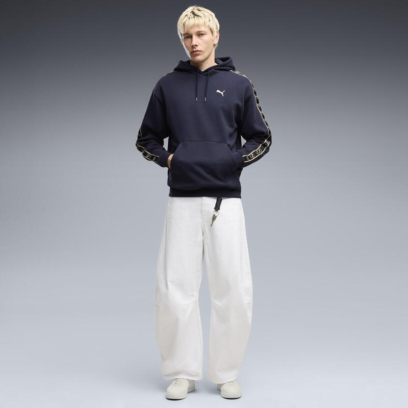 Hanorac cu glugă pentru bărbați PUMA Essentials Elevated Tape Relaxed