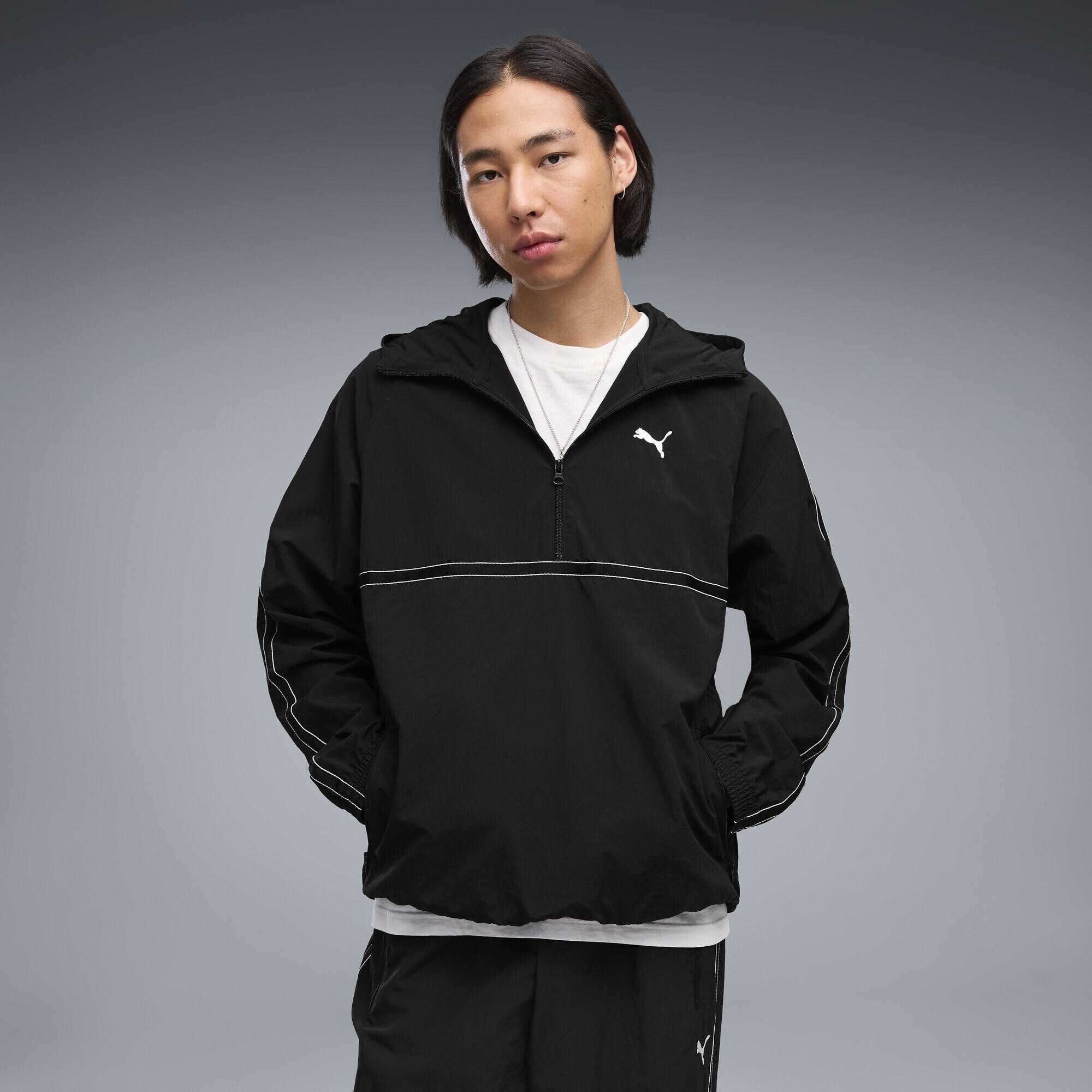Sudadera con capucha holgada PUMA Class Pinnacle Half-Zip Hombre PUMA 2/5