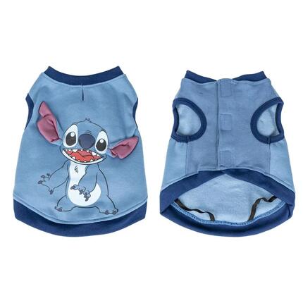 Sweat à capuche Stitch pour enfants en coton doux, bleu marine