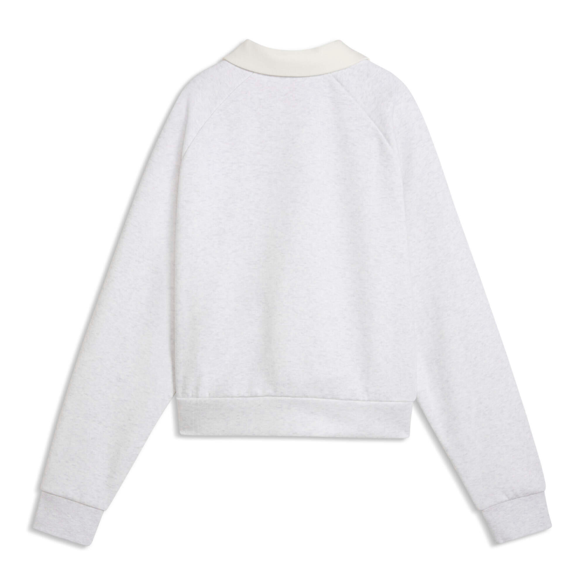 Polo de manga larga PUMA Class de felpa y corte holgado Mujer PUMA 6/6