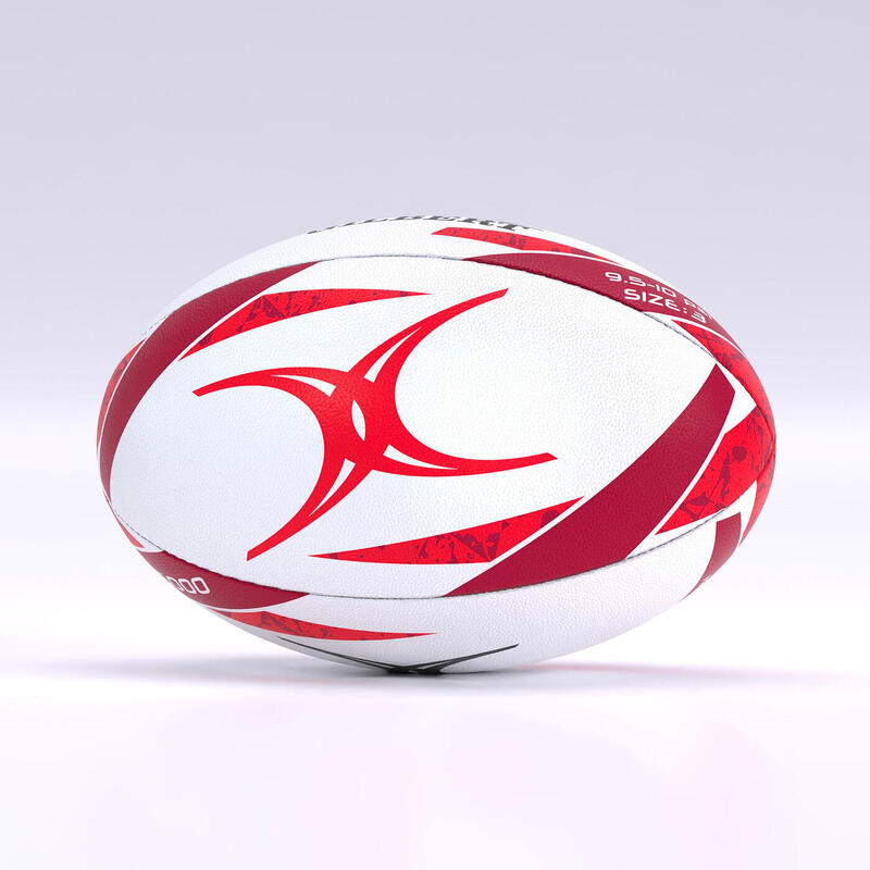 Minge de antrenament rugby Gilbert G-TR6000 Roșu Mărimea 3